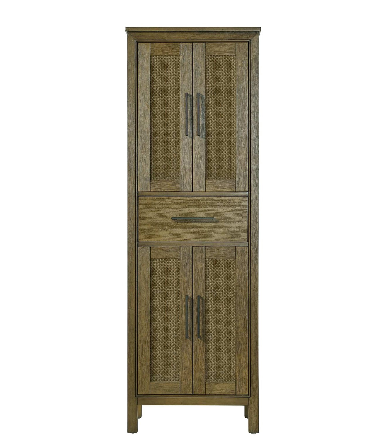 24 Inch Bath Storage Cabinet In Hazel Oak by Elegant Kitchen and Bath