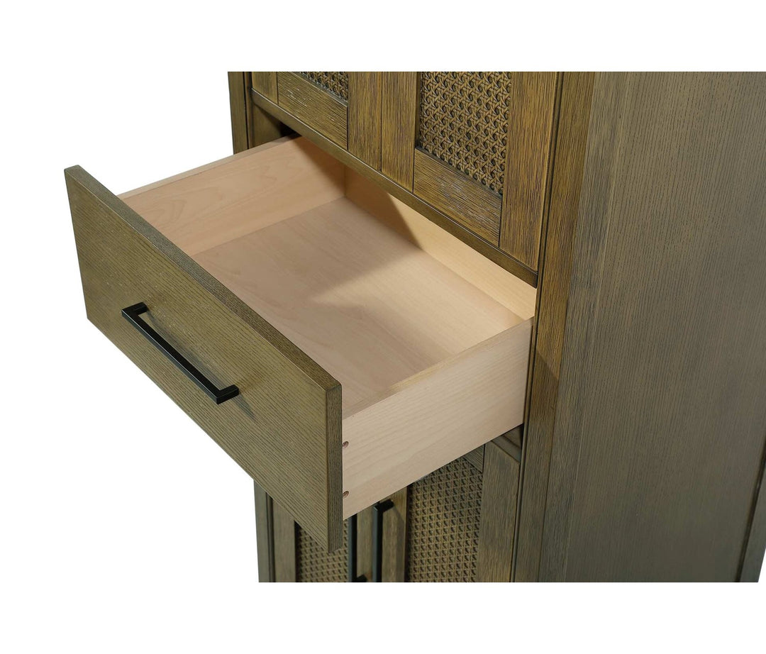 24 Inch Bath Storage Cabinet In Hazel Oak