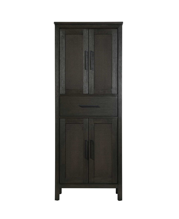 28 Inch Bath Storage Cabinet In Chocolate Oak by Elegant Kitchen and Bath