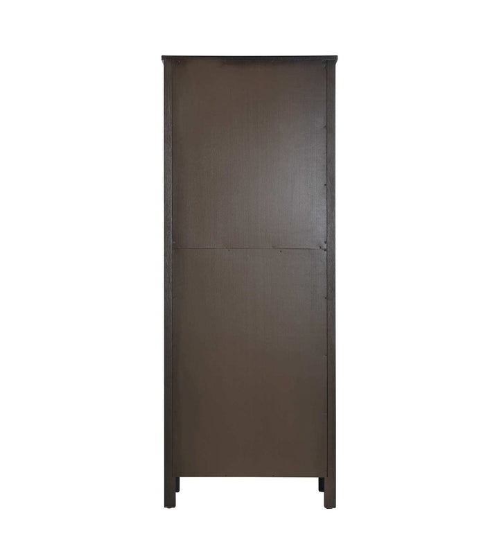 28 Inch Bath Storage Cabinet In Chocolate Oak