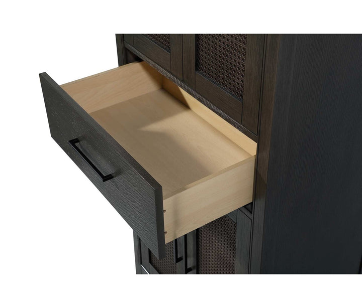 28 Inch Bath Storage Cabinet In Chocolate Oak