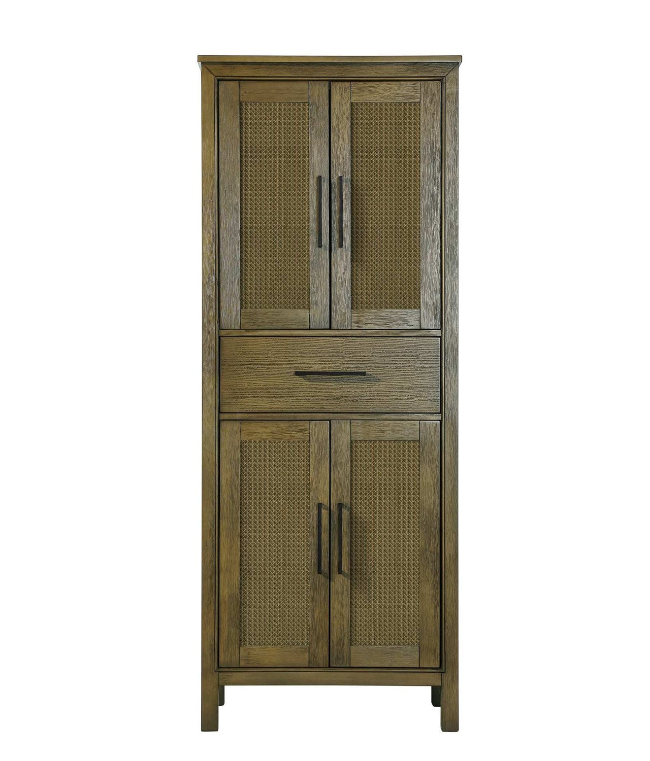 28 Inch Bath Storage Cabinet In Hazel Oak by Elegant Kitchen and Bath