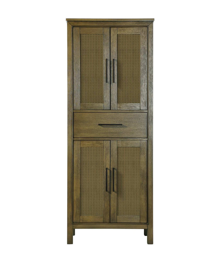 28 Inch Bath Storage Cabinet In Hazel Oak by Elegant Kitchen and Bath
