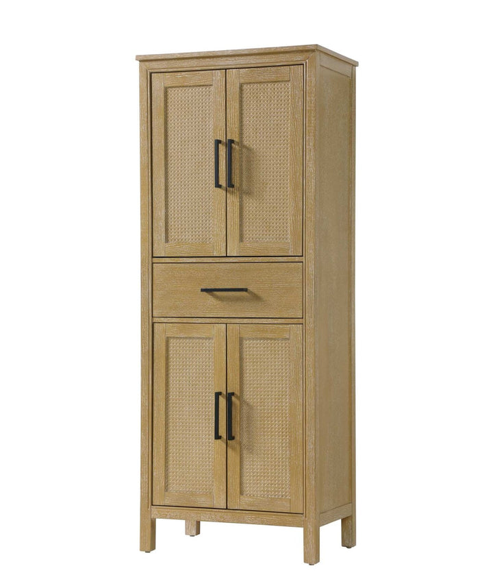 28 Inch Bath Storage Cabinet In Linen Oak