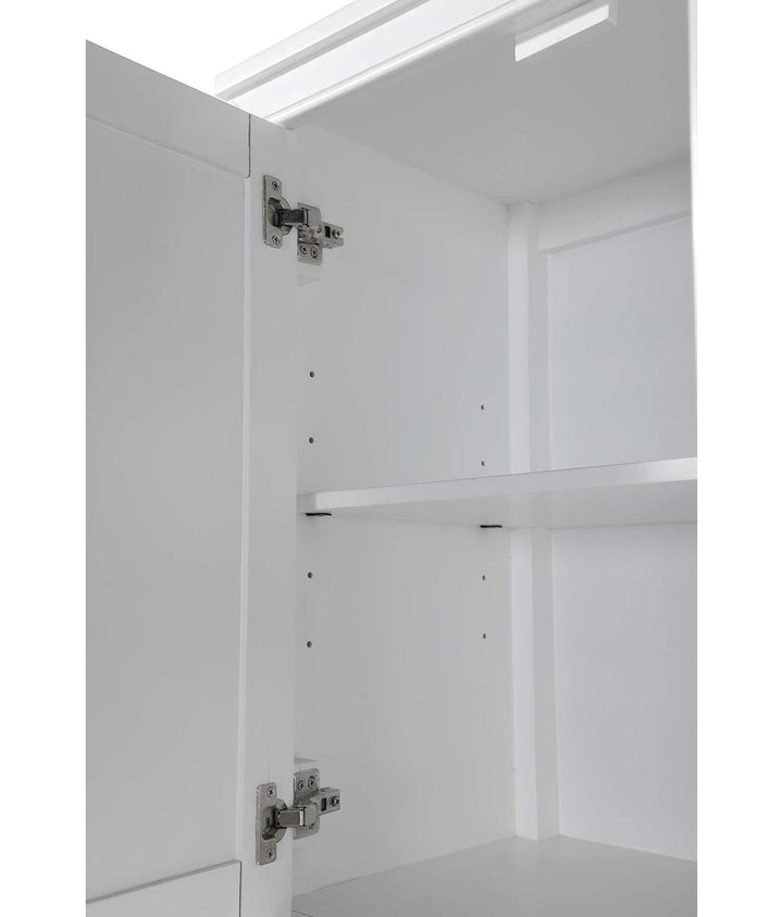 28 Inch Bath Storage Cabinet In White