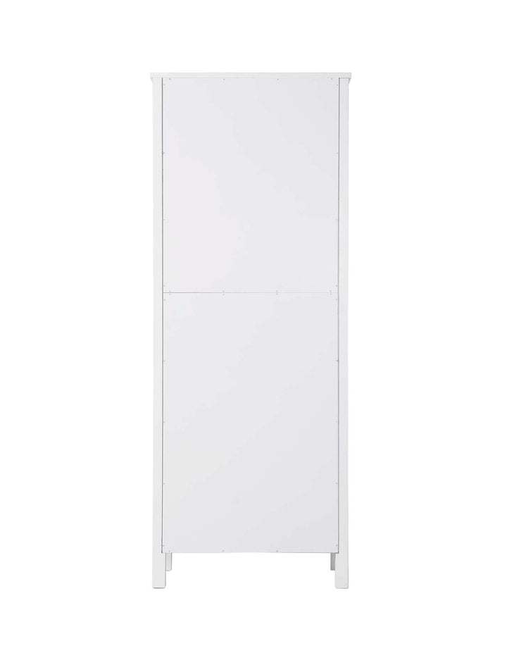 28 Inch Bath Storage Cabinet In White