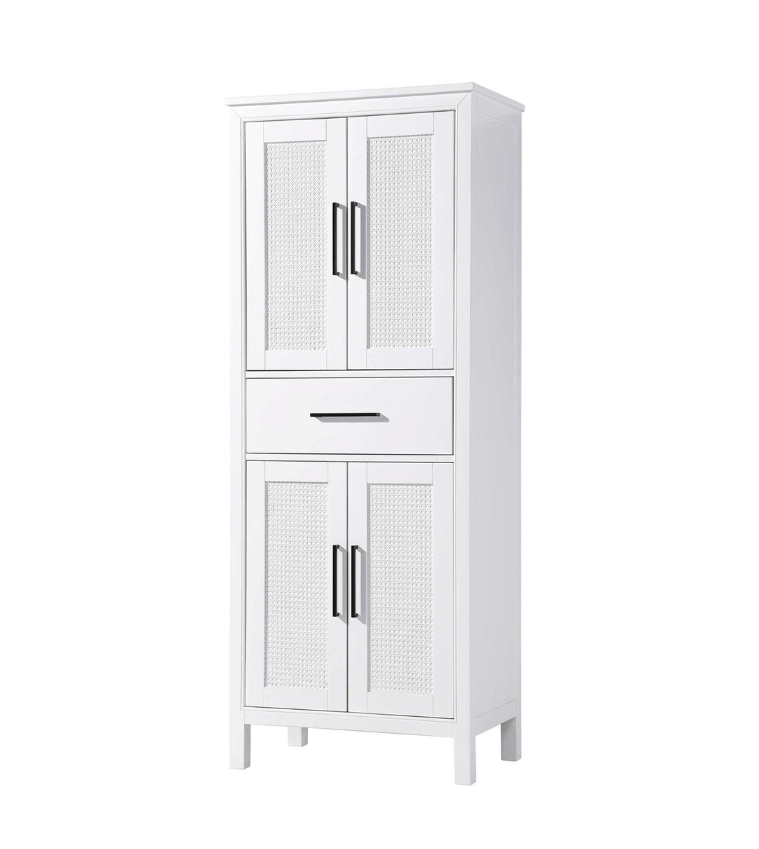 28 Inch Bath Storage Cabinet In White