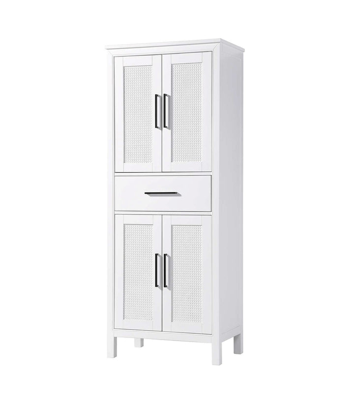 28 Inch Bath Storage Cabinet In White