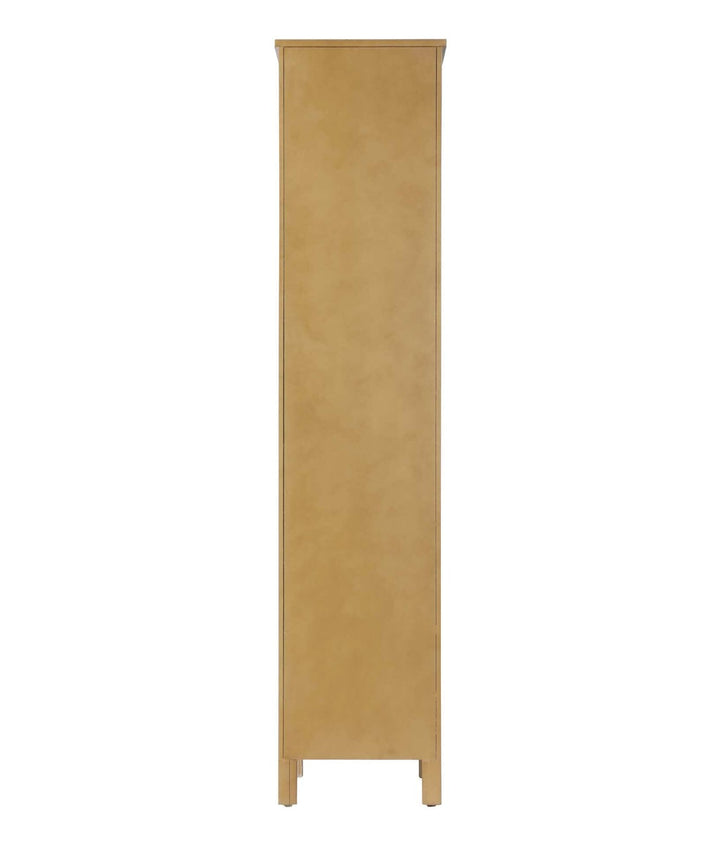 16 Inch Open Shelving Bath Storage Cabinet In Linen Oak