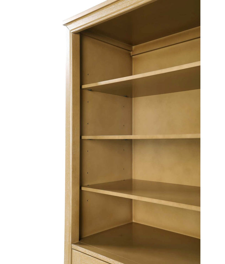 20 Inch Open Shelving Bath Storage Cabinet In Linen Oak