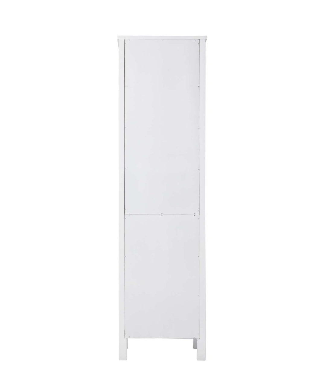 20 Inch Open Shelving Bath Storage Cabinet In White