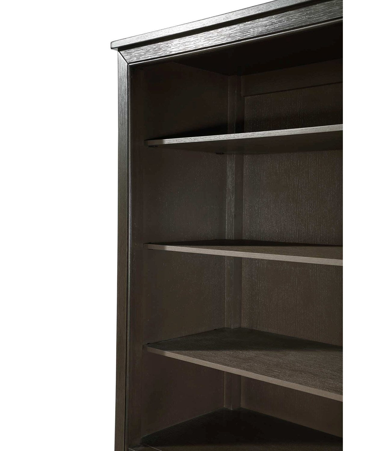 24 Inch Open Shelving Bath Storage Cabinet In Chocolate Oak