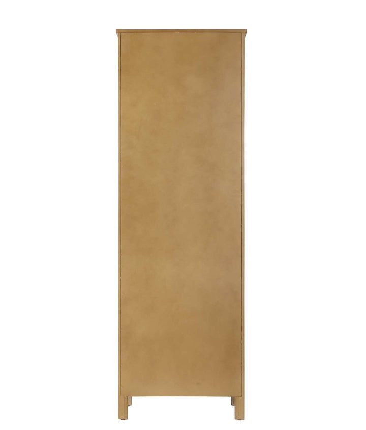 24 Inch Open Shelving Bath Storage Cabinet In Linen Oak
