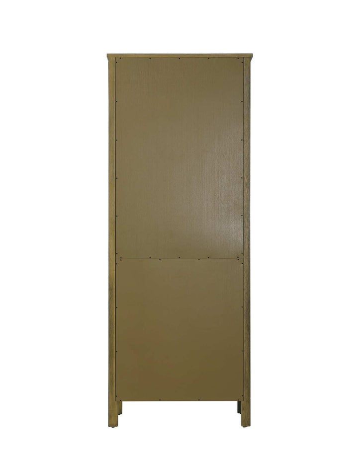 28 Inch Open Shelving Bath Storage Cabinet In Hazel Oak