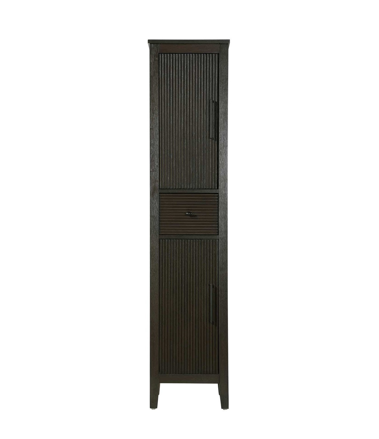 16 Inch Bath Storage Cabinet In Chocolate Oak by Elegant Kitchen and Bath