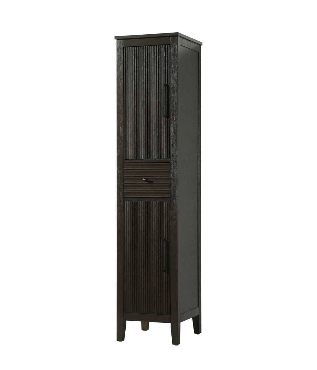 16 Inch Bath Storage Cabinet In Chocolate Oak