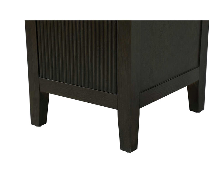 16 Inch Bath Storage Cabinet In Chocolate Oak