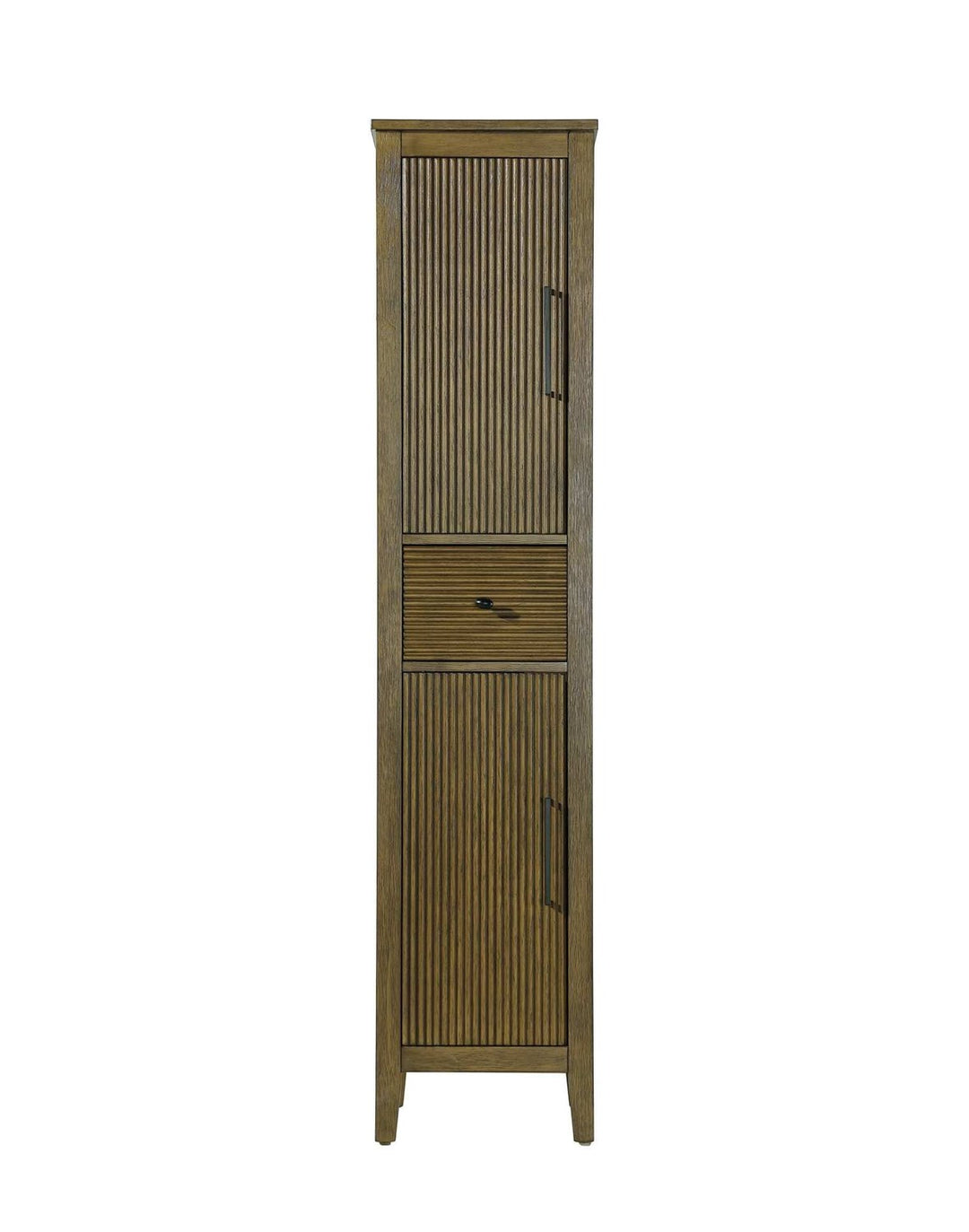 16 Inch Bath Storage Cabinet In Hazel Oak by Elegant Kitchen and Bath