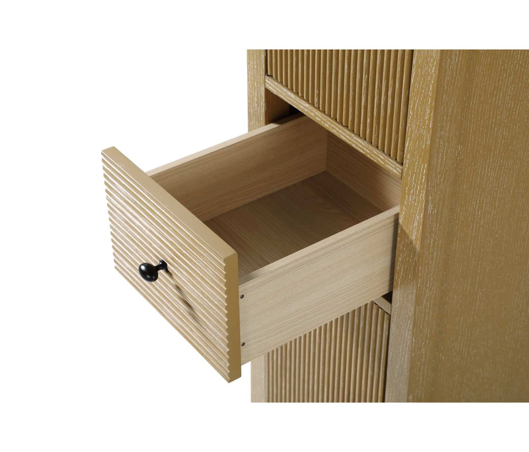 16 Inch Bath Storage Cabinet In Linen Oak