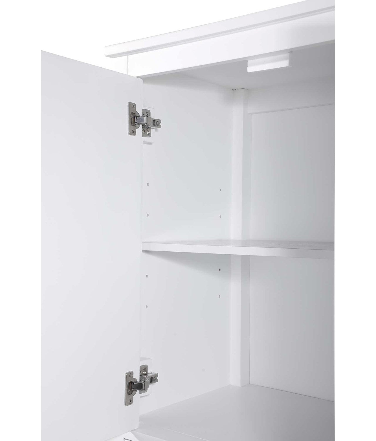 16 Inch Bath Storage Cabinet In White