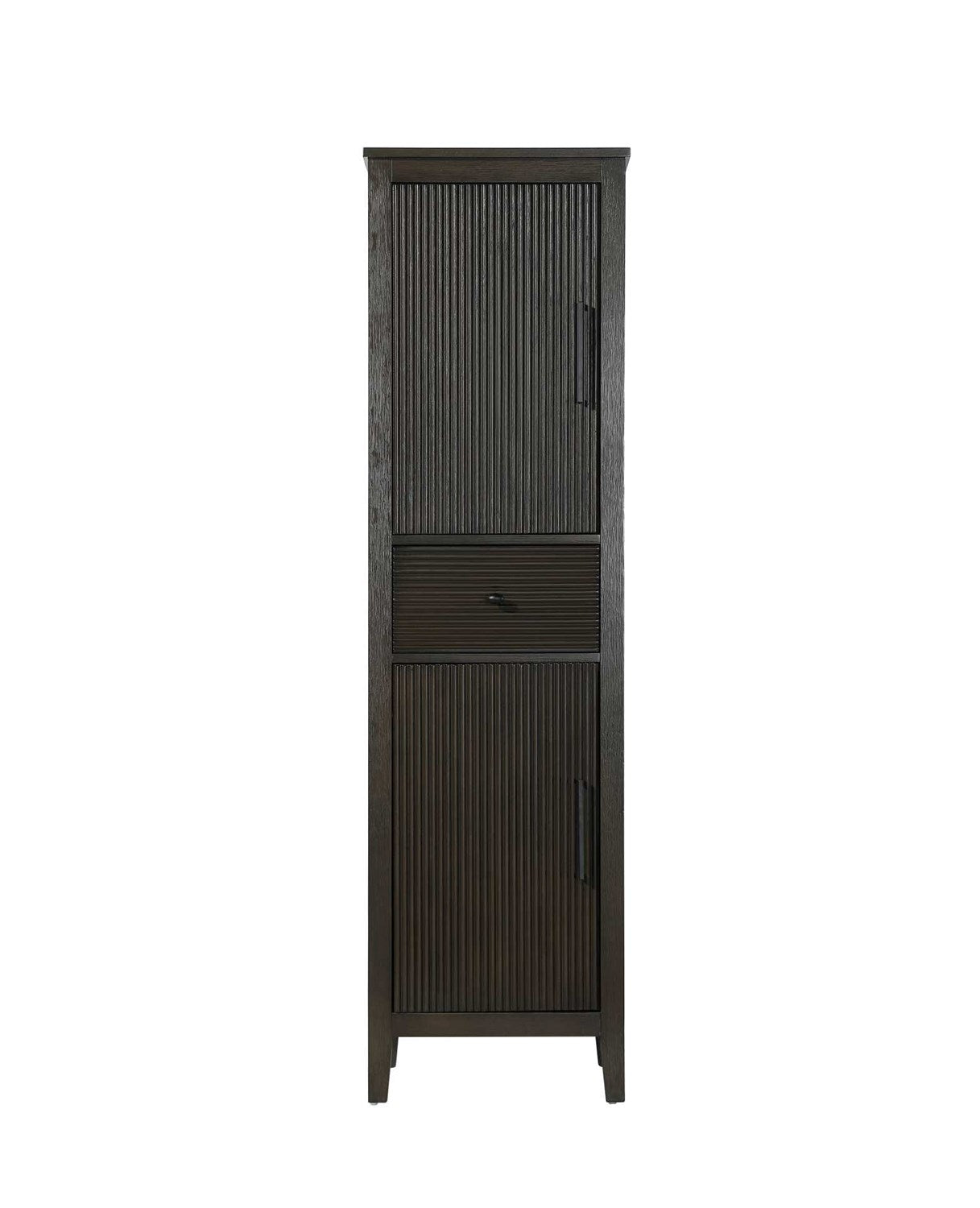 20 Inch Bath Storage Cabinet In Chocolate Oak by Elegant Kitchen and Bath