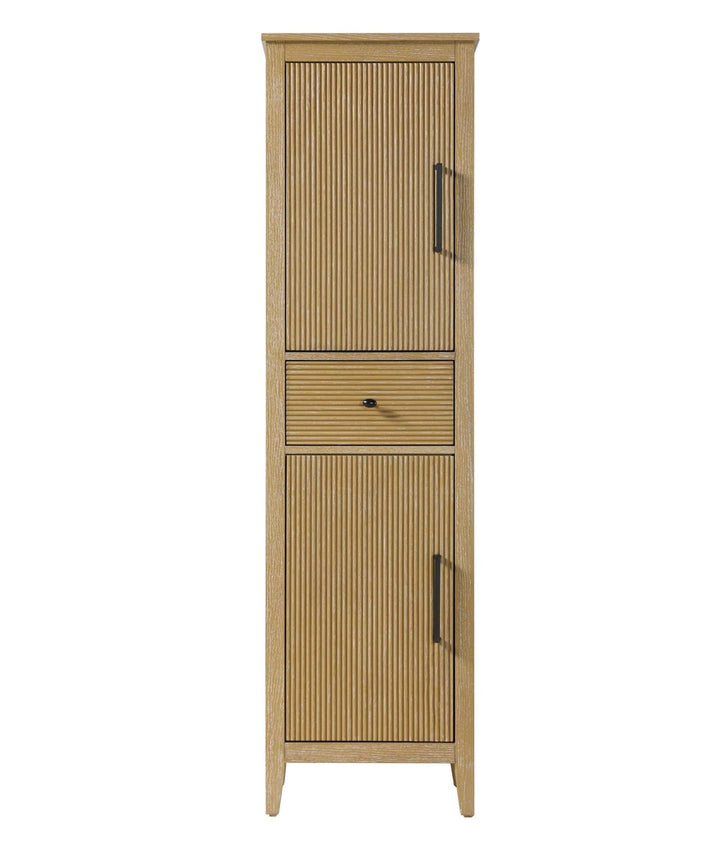 20 Inch Bath Storage Cabinet In Linen Oak by Elegant Kitchen and Bath