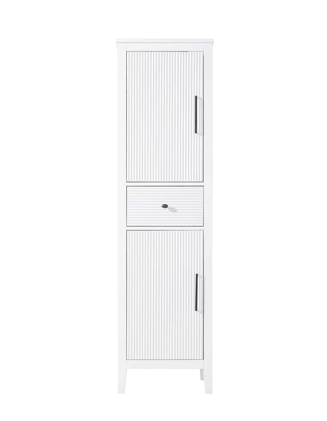 20 Inch Bath Storage Cabinet In White by Elegant Kitchen and Bath