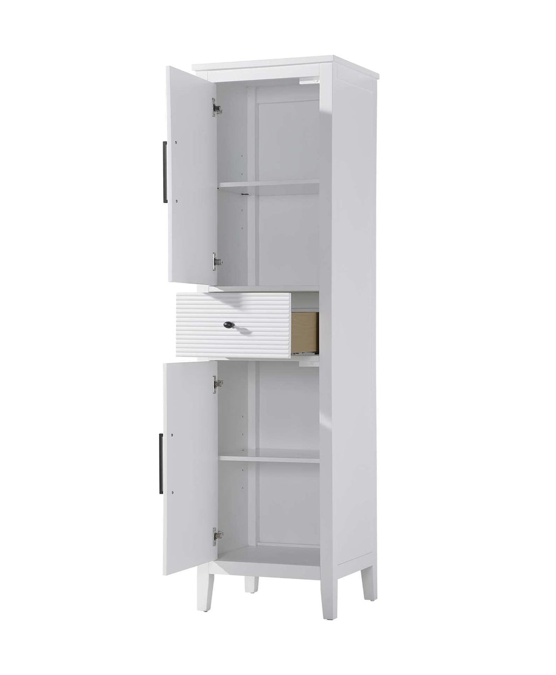 20 Inch Bath Storage Cabinet In White