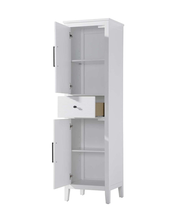 20 Inch Bath Storage Cabinet In White
