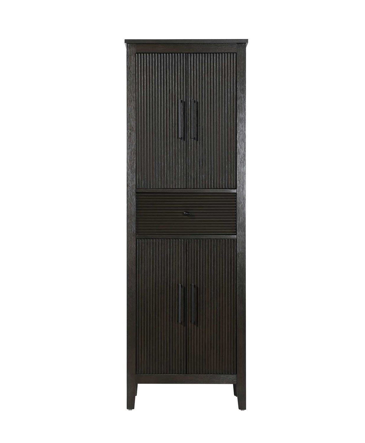 24 Inch Bath Storage Cabinet In Chocolate Oak by Elegant Kitchen and Bath
