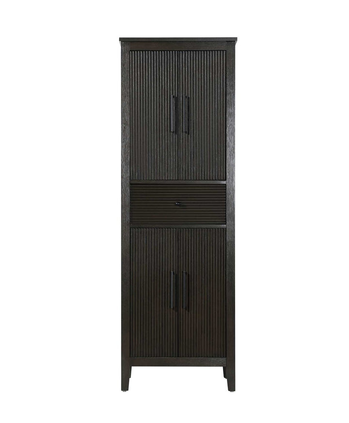24 Inch Bath Storage Cabinet In Chocolate Oak by Elegant Kitchen and Bath