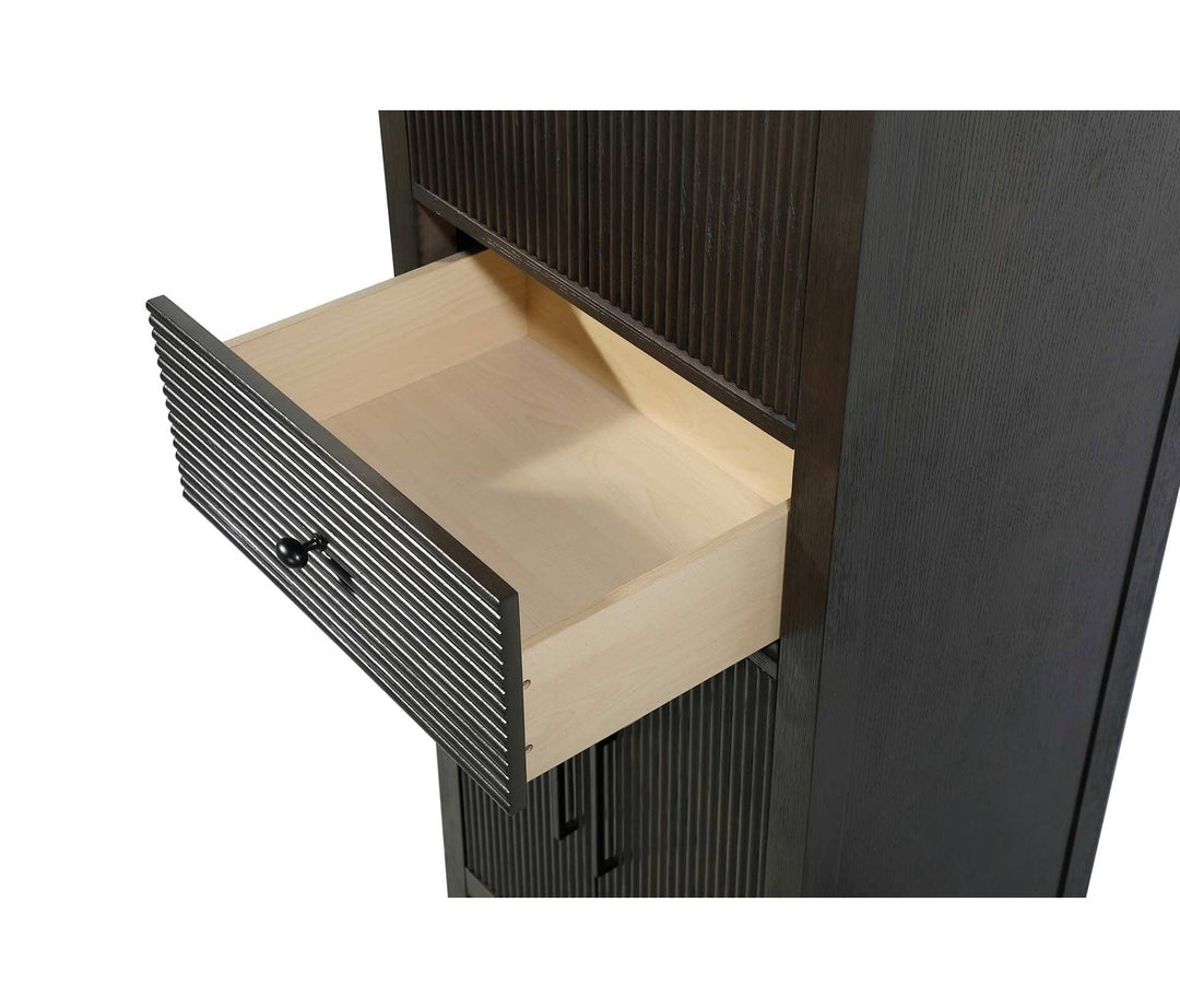 24 Inch Bath Storage Cabinet In Chocolate Oak