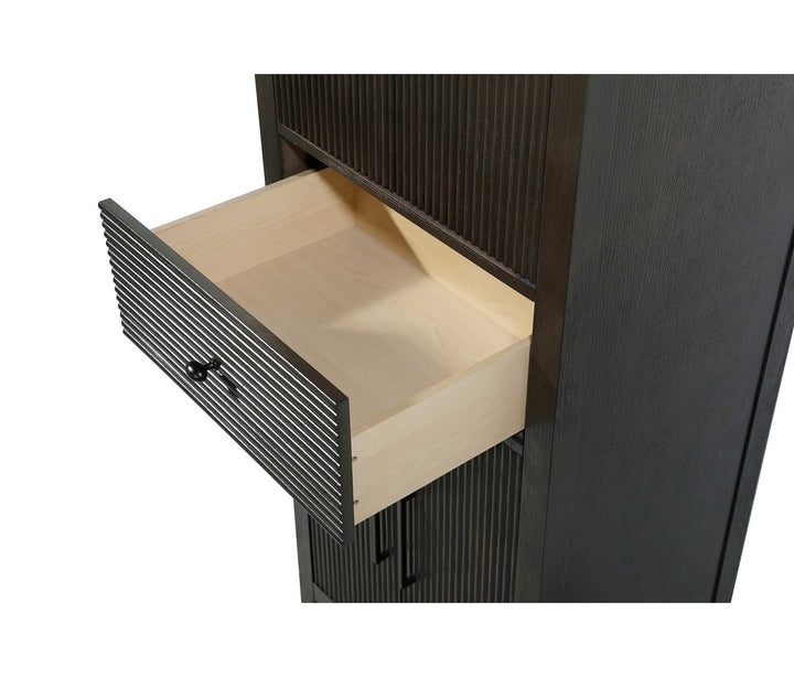 24 Inch Bath Storage Cabinet In Chocolate Oak