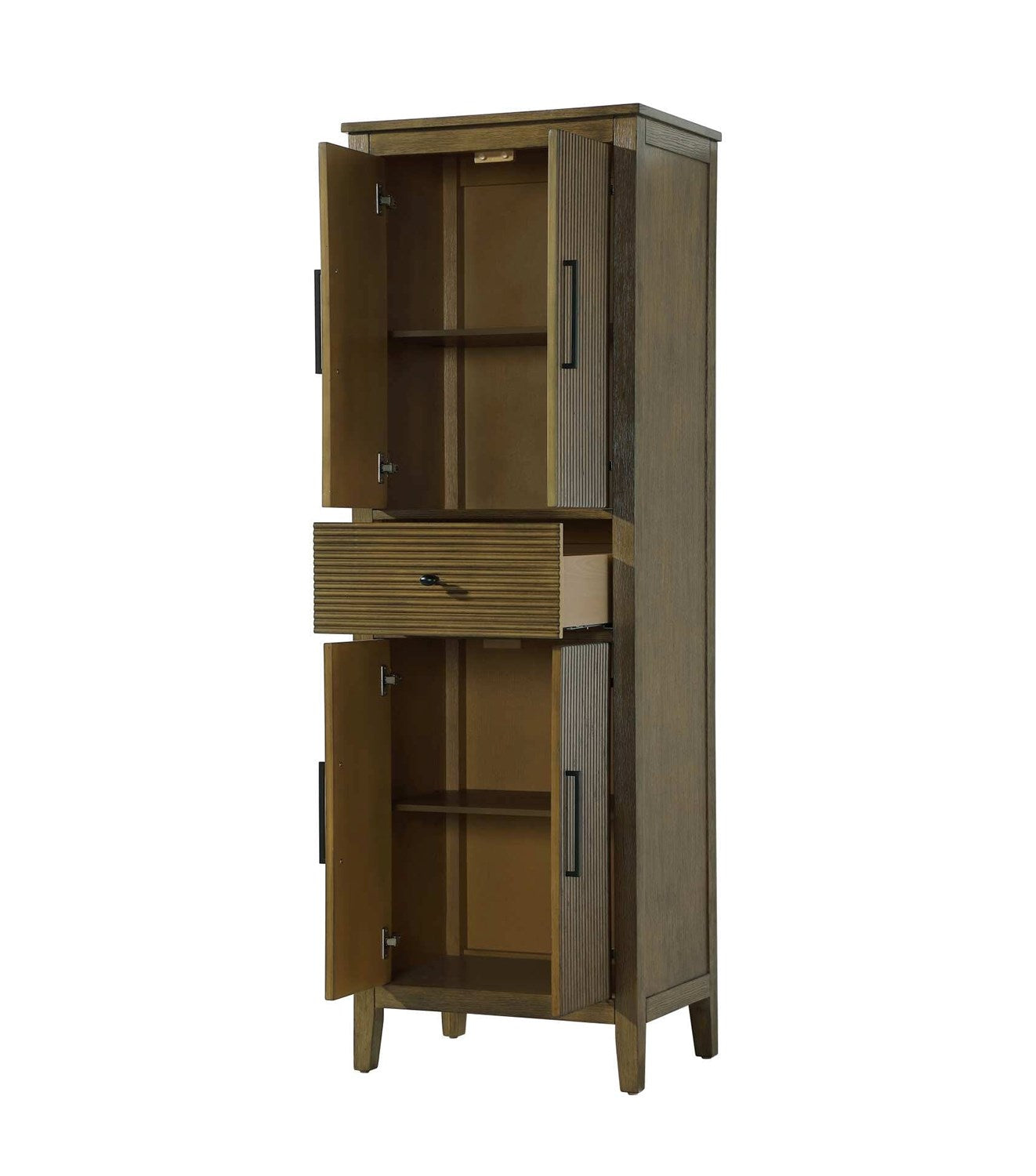 24 Inch Bath Storage Cabinet In Hazel Oak
