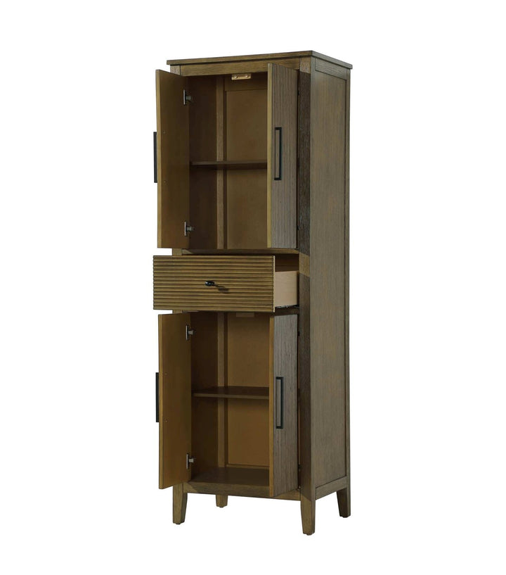 24 Inch Bath Storage Cabinet In Hazel Oak