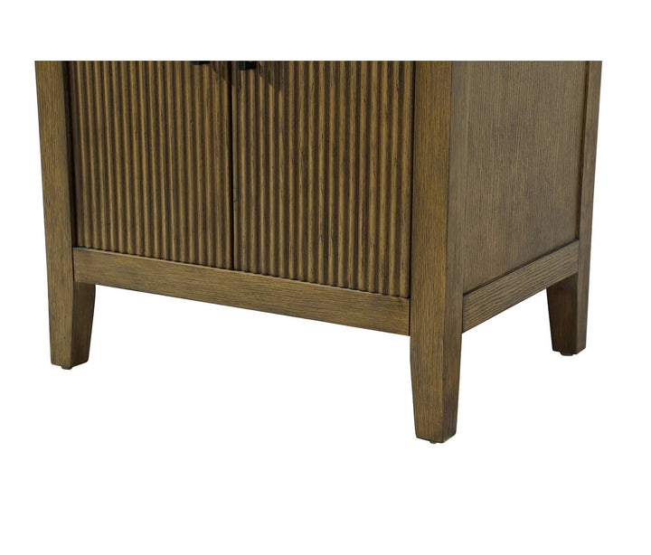 24 Inch Bath Storage Cabinet In Hazel Oak
