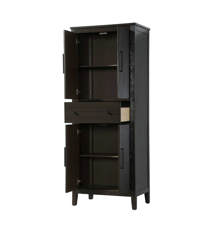 28 Inch Bath Storage Cabinet In Chocolate Oak