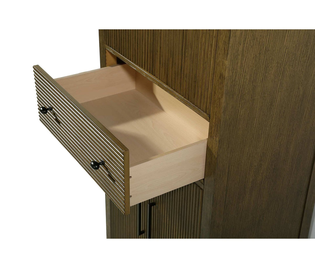 28 Inch Bath Storage Cabinet In Hazel Oak