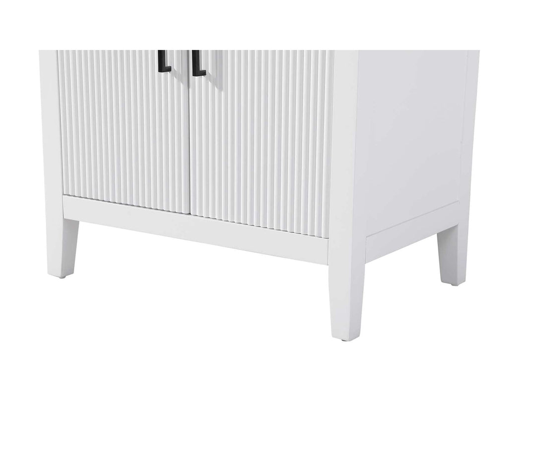 28 Inch Bath Storage Cabinet In White