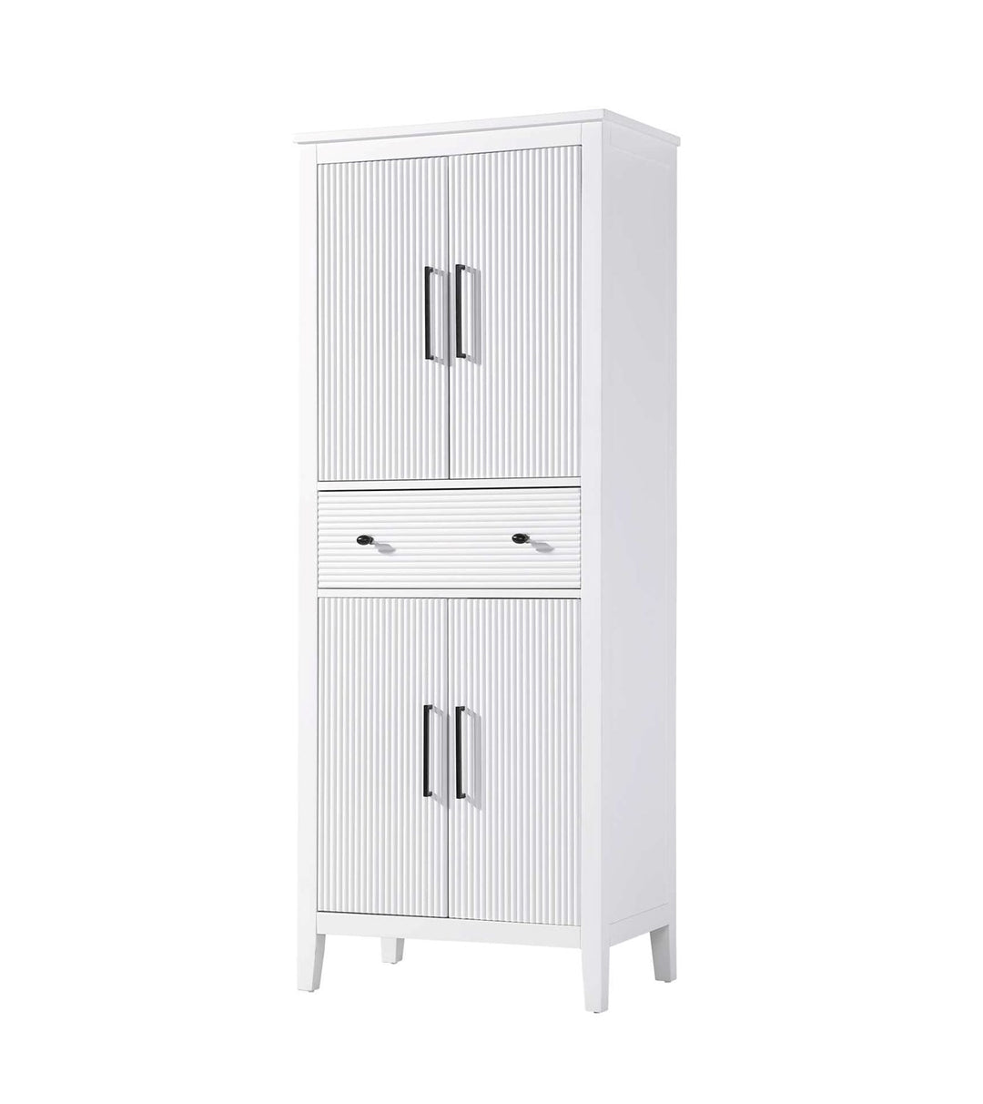 28 Inch Bath Storage Cabinet In White