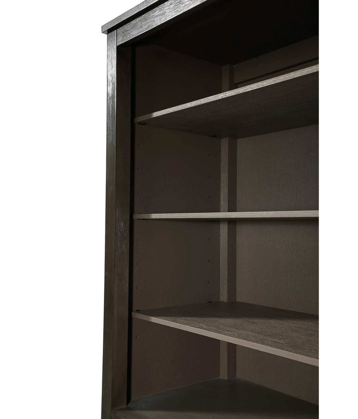 16 Inch Open Shelving Bath Storage Cabinet In Chocolate Oak