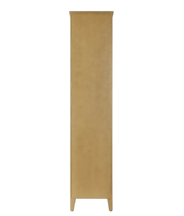 16 Inch Open Shelving Bath Storage Cabinet In Linen Oak