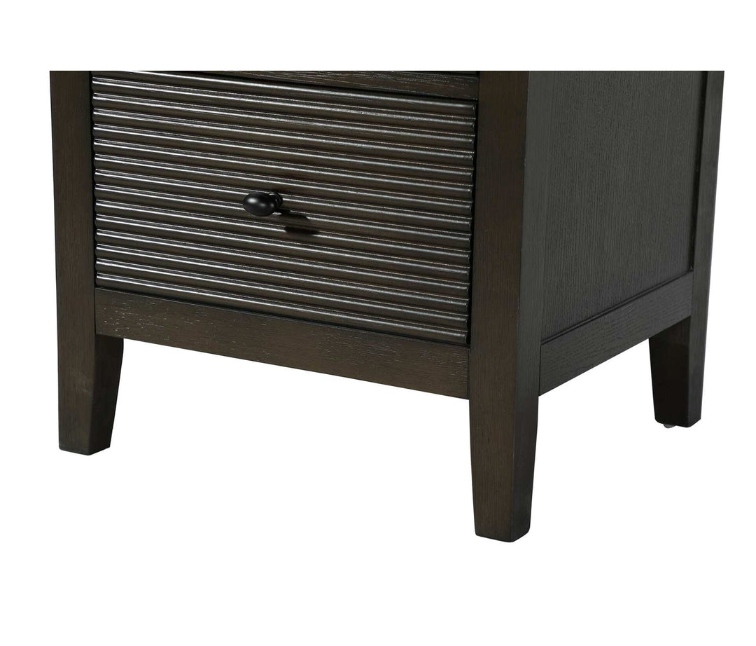 20 Inch Open Shelving Bath Storage Cabinet In Chocolate Oak