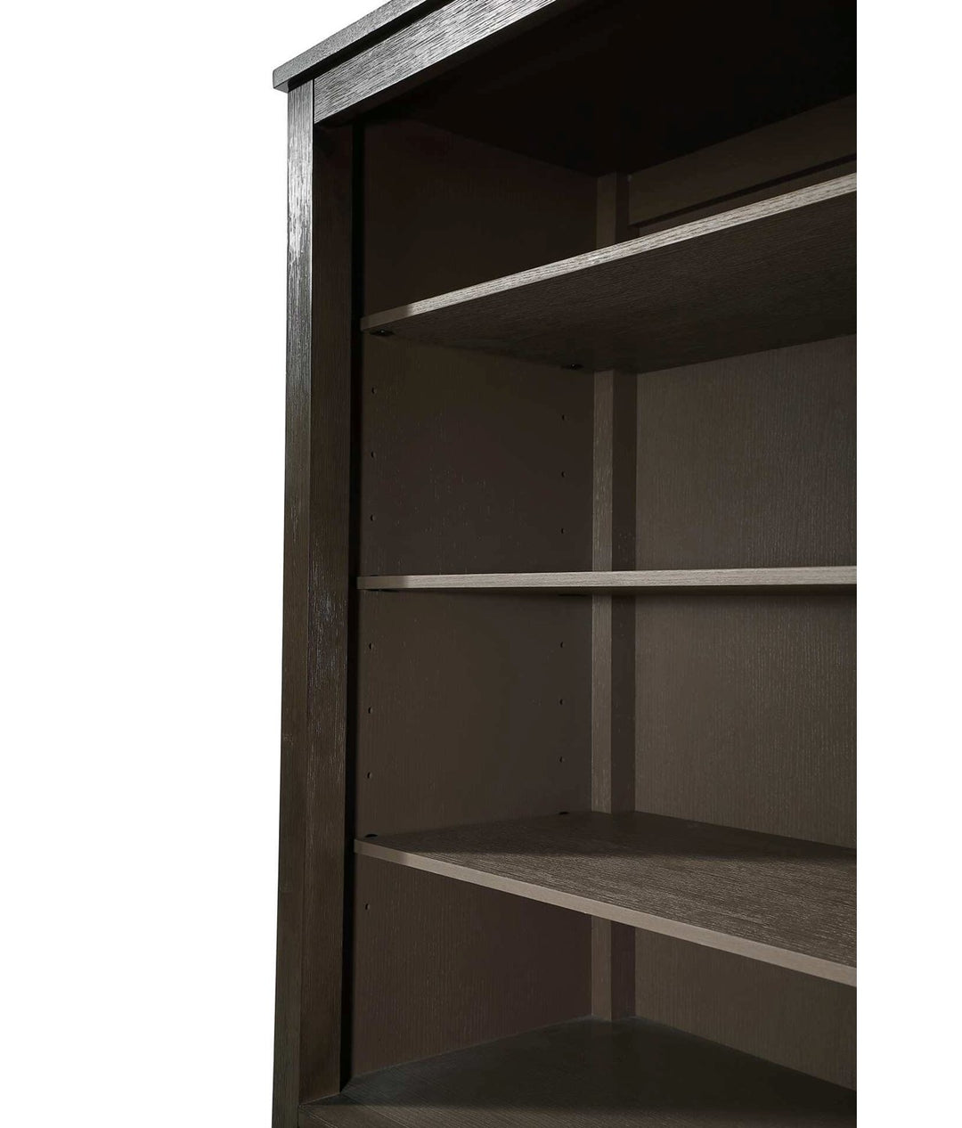 20 Inch Open Shelving Bath Storage Cabinet In Chocolate Oak