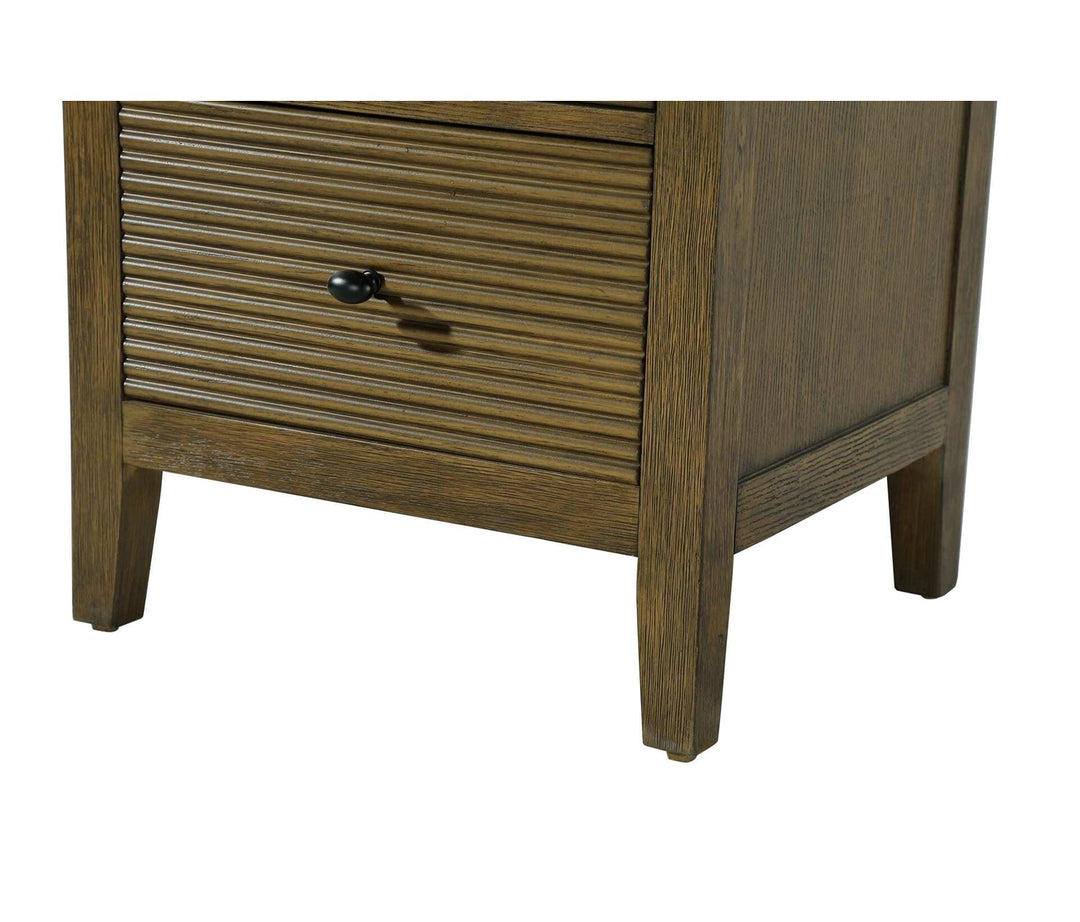 20 Inch Open Shelving Bath Storage Cabinet In Hazel Oak