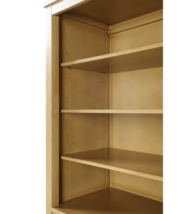 20 Inch Open Shelving Bath Storage Cabinet In Linen Oak