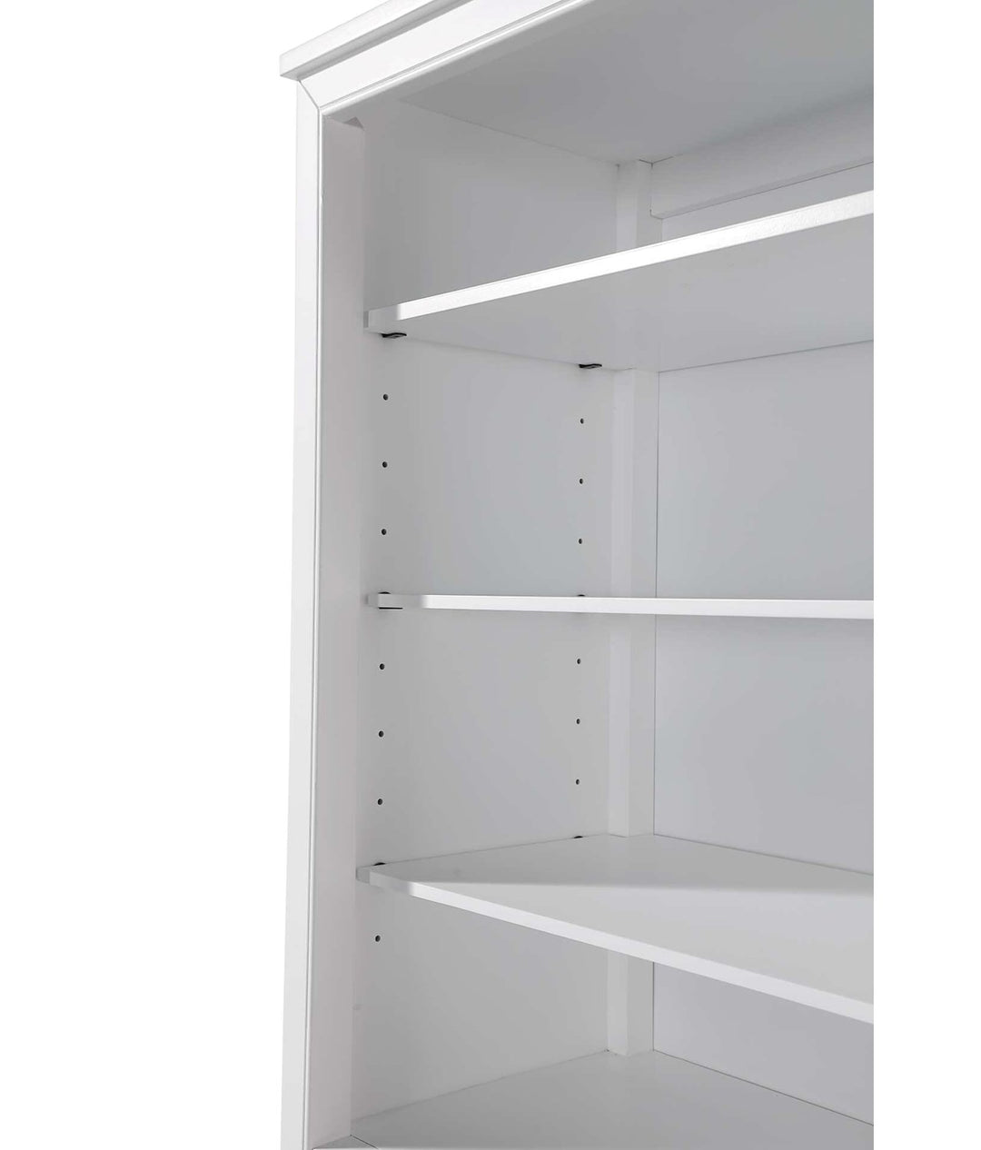 20 Inch Open Shelving Bath Storage Cabinet In White