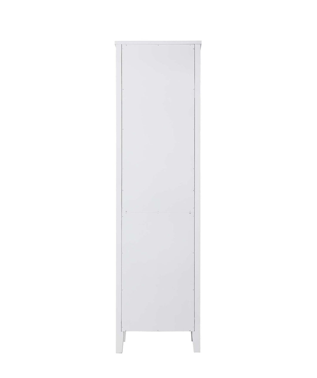 20 Inch Open Shelving Bath Storage Cabinet In White