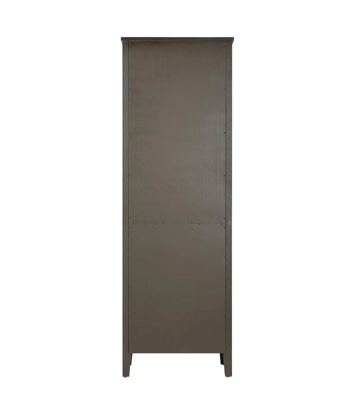 24 Inch Open Shelving Bath Storage Cabinet In Chocolate Oak