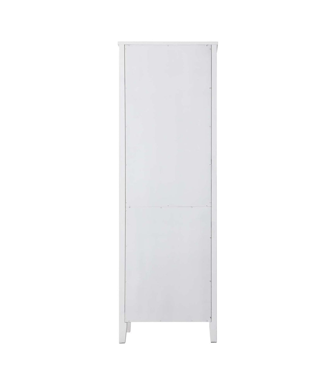 24 Inch Open Shelving Bath Storage Cabinet In White